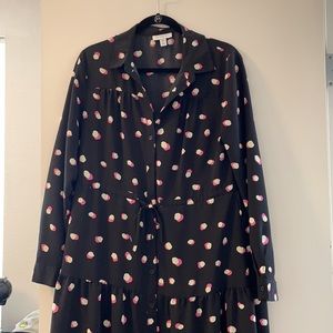 Topshop Polkadot Maxi Dress